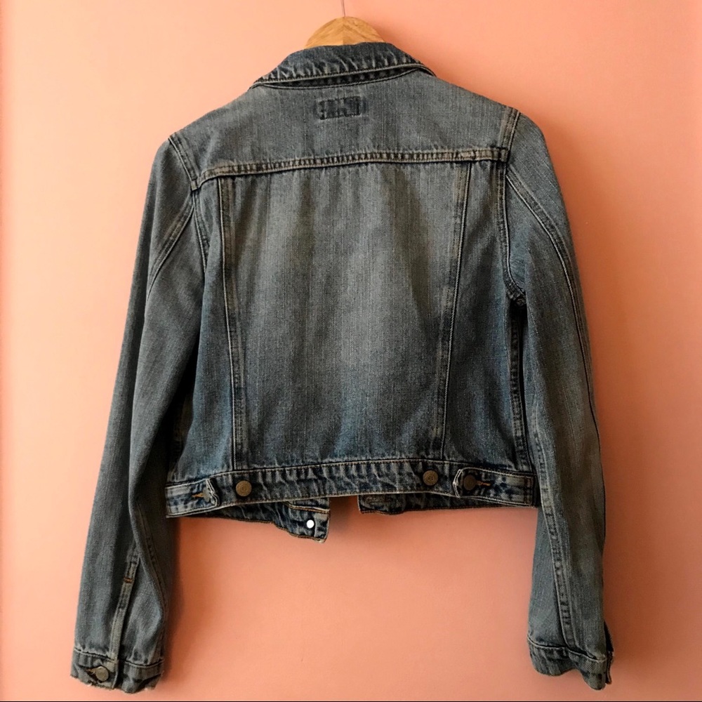 Petite Ralph Lauren cropped jean jacket - Picture 3 of 10
